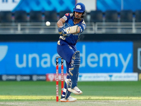 Mumbai Indians' Ishan Kishan in action against Delhi Capitals (Photo/ iplt20.com)
