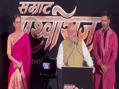
      
      'Chaliye Hukum', Amit Shah quips at end of 'Prithviraj' screening
      
      