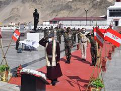 
      
      Ladakh LG RK Mathur celebrates 75th Independence Day with...
      
      