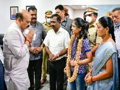 
      
      CM Bommai receives MBBS student who returned from Ukraine
      
      