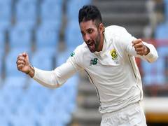 
      
      WI vs SA, 2nd Test: Maharaj takes hat-trick as visitors...
      
      