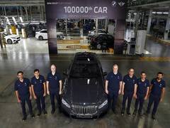 
      
      1,00,000th 'Made-in-India' car rolls-out of BMW Group plant...
      
      