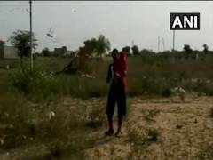 
      
      Locals clang utensils to scare away locusts in Nagaur, Rajasthan
      
      