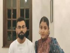 
      
      COVID-19: Anushka Sharma, Virat Kohli bat for staying at home,
      
      