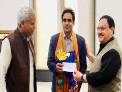 
      
      Major Surendra Poonia joins  BJP
      
      