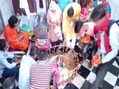 
      
      Devotees offer prayers at Haridwar's Daksha Mahadev Temple on...
      
      