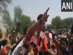 
      
      Tejasvi Surya stopped from entering violence-hit Karauli
      
      