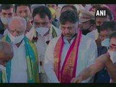 
      
      Leaders from across party lines attend foundation stone of...
      
      