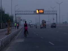 
      
      Delhi wakes up to 'poor' air quality
      
      