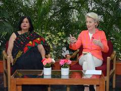
      
      Ursula von der Leyen, President of EU Visits TERI GRAM
      
      