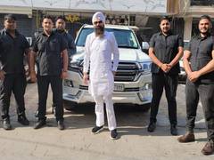 
      
      Ram Singh with his venture Baba Ji Finance and Properties...
      
      