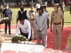 
      
      Goa CM Pramod Sawant pays tribute to martyrs of freedom...
      
      
