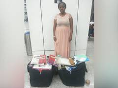 
      
      CISF personnel nab South African woman with 12.8 kg of drug...
      
      