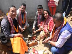 
      
      Reconstruction of 2 schools in Nepal begins with Indian aid 
      
      