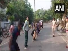 
      
      COVID-19: Lockdown flouters made to do sit ups as punishment...
      
      