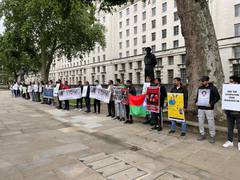 
      
      Baloch National Movement holds protest in London against...
      
      