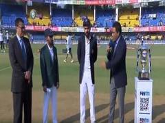 
      
      Indore Test: Bangladesh wins toss, opts to bat first
      
      