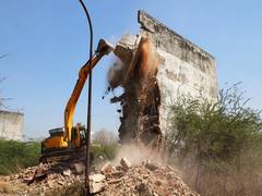 
      
      Several illegal structures demolished in Rishikesh
      
      