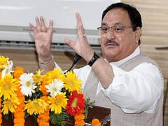 
      
      Nadda hits at Sonia over her targeting government on Pegasus...
      
      