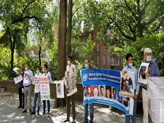 
      
      Anti-Pakistan protest in New York on International Day of...
      
      