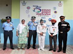 
      
      Felicitation event for gallantry awardees organised at Jammu...
      
      