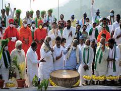 
      
      Congress' Mekedatu padayatra to resume from Feb 27 
      
      