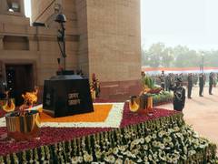 
      
      Symbol of fallen soldiers at India Gate shifted to War Memorial
      
      