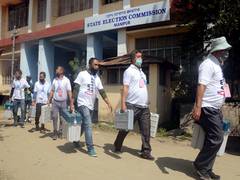 
      
      Assembly polls: Counting of votes underway in Manipur
      
      