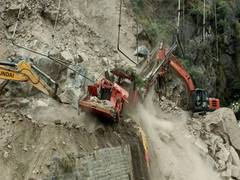 
      
      Jammu tunnel collapse: Fresh landslide halts rescue efforts
      
      