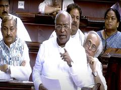 
      
      Kharge writes to Naidu, raises concern over suspension of MPs
      
      