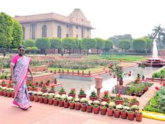 
      
      President Murmu attends opening of Amrit Udyan
      
      
