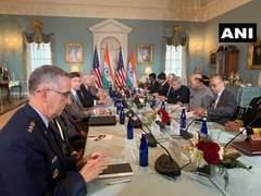 
      
      India, US commence 2+2 Ministerial Dialogue in Washington DC
      
      