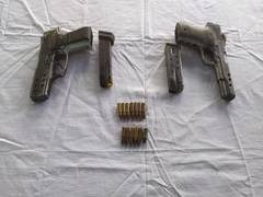 
      
      BSF seizes two pistols in Punjab's Gurdaspur
      
      