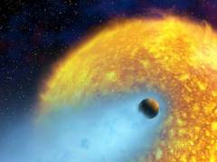
      
      Study finds stellar flares can lead to the diminishment of a...
      
      