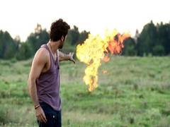 
      
       Ranbir Kapoor plays with fire, BTS picture from 'Brahmastra'...
      
      