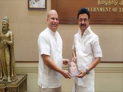 
      
      Sri Lankan envoy meets TN CM Stalin, discusses ties
      
      