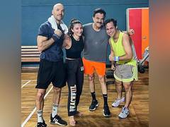 
      
      Soha Ali Khan, Anil Kapoor bond over badmintion session
      
      
