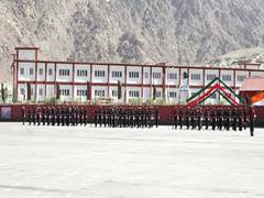 
      
      Passing-out parade held to mark entry of recruits into Ladakh...
      
      
