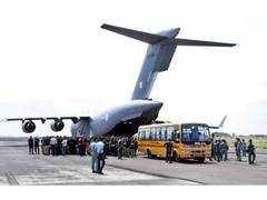 
      
      IAF heavy-lift transport aircraft fleet on stand by for...
      
      