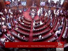 
      
      Rajya Sabha adjourned till 1 pm after Opposition ruckus over...
      
      