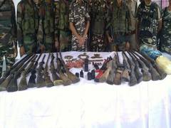 
      
      Assam: Security forces recover huge cache of arms, ammunition
      
      