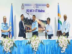 
      
      IAF, IIT Madras signs MoU to maintain weapon systems
      
      
