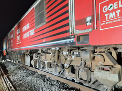
      
      Puri-Surat Express train derails after hitting elephant
      
      