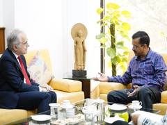 
      
      CM Kejriwal meets European Union Ambassador to India,...
      
      