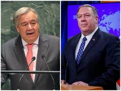 
      
      Pompeo, UN Secy General discuss developments in Middle East...
      
      