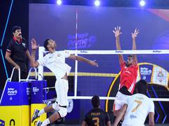 
      
      PVL: Angamuthu's spikes power Ahmedabad Defenders to 3-2...
      
      