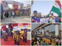 
      
      Huge crowd queues outside Motera Stadium, Ahmedabad gears up...
      
      
