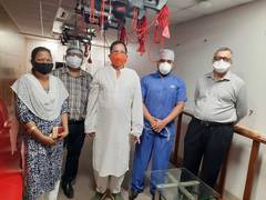 
      
      Goa: Shripad Naik visits hospital for follow-up CT scan
      
      