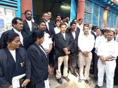 
      
      Hyderabad: Nampally Court Bar Association organises silent...
      
      