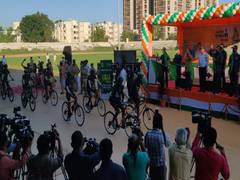 
      
      Gujarat CM flags off ITBP Cycle Rally from Ahmedabad
      
      